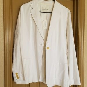 Banana republic white blazer
